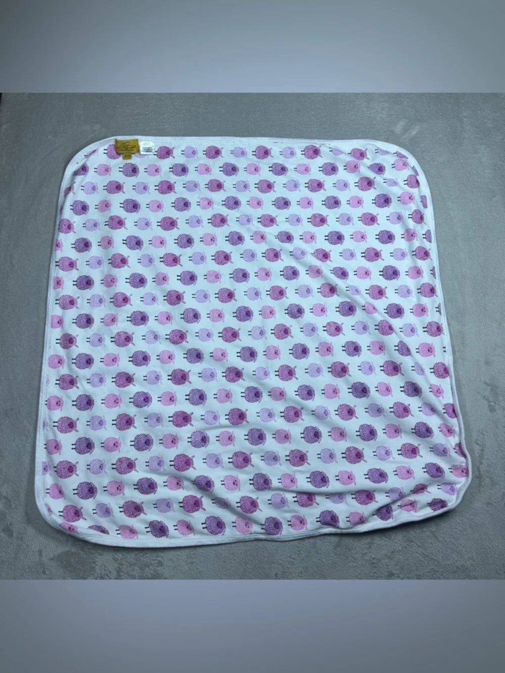 Roberta Roller Rabbit Roberta Freyman 100% Pima Cotton Sheep Receiving Blanket